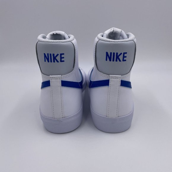 Nike Blazer Mid ' 77 White / Blue Womens Shoes - Picture 4 of 8